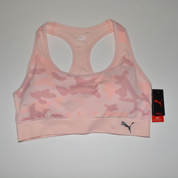 pink puma sports bra